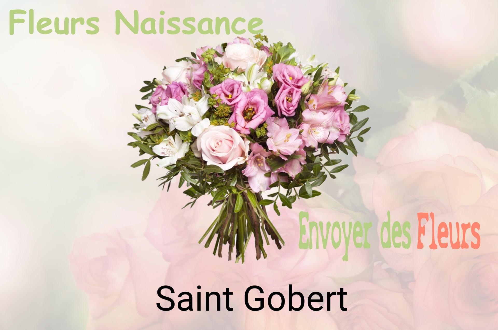 Bouquet de fleurs de naissance livré à Saint-Gobert